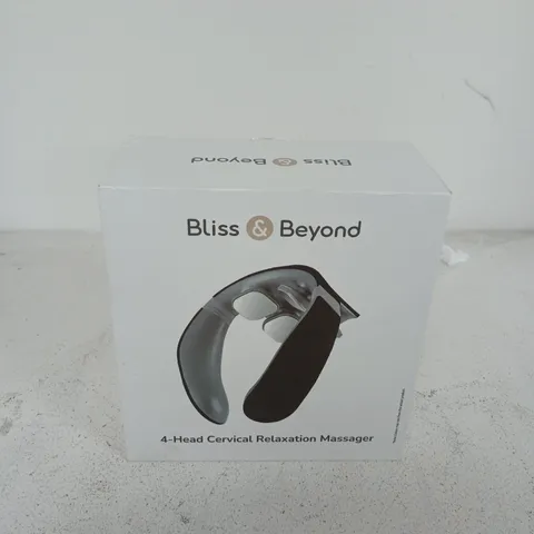 BOXED BLISS & BEYOND 4-HEAD CERVICAL RELAXATION MASSAGER