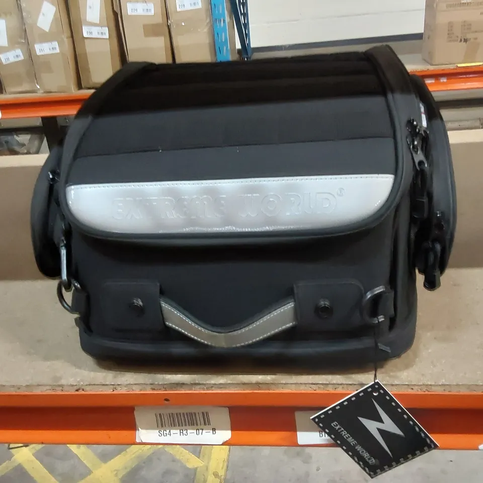 BOXED EXTREME WORLD MOTORCYCLE BAG - BLACK (1 BOX)