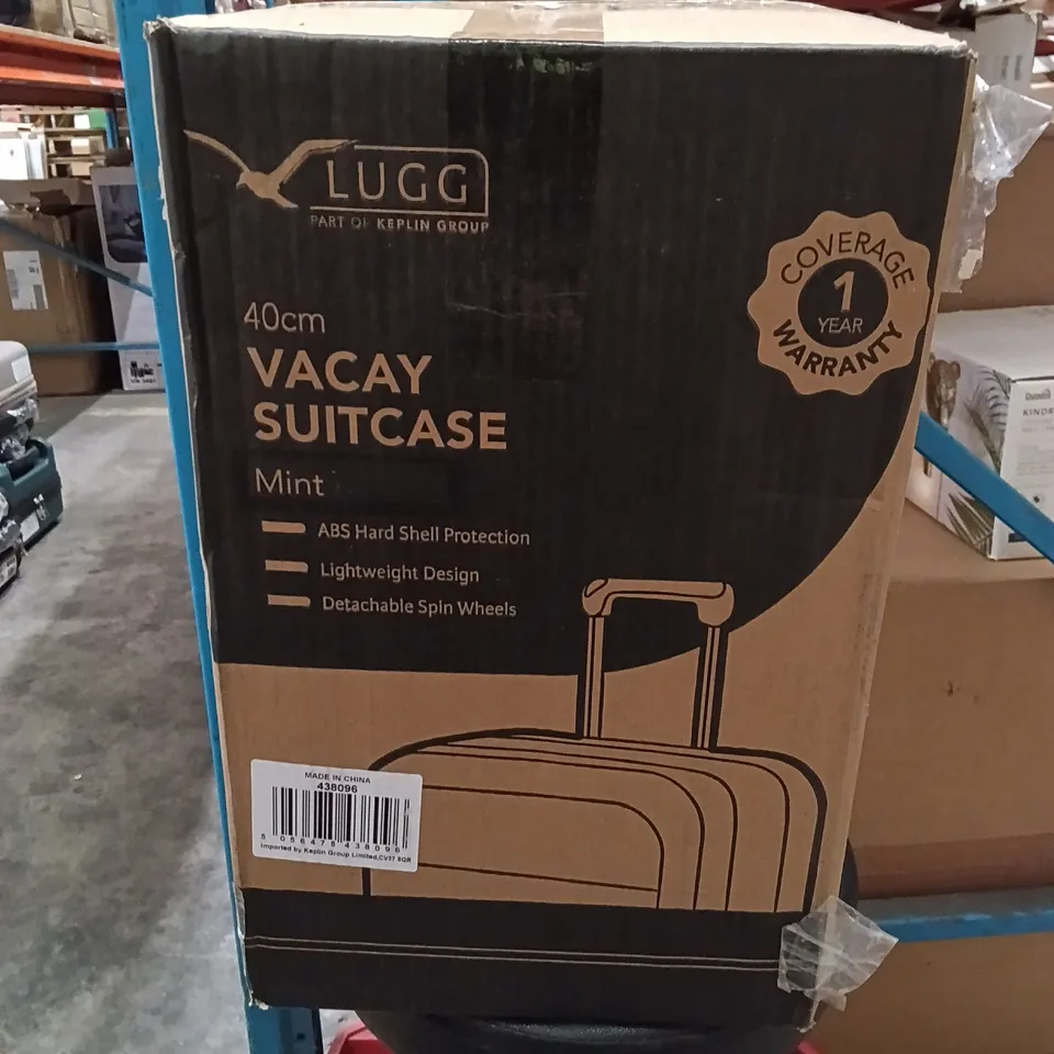 BOXED KEPLIN LUGG 40 CM VACAY SUITCASE MINT COLOUR