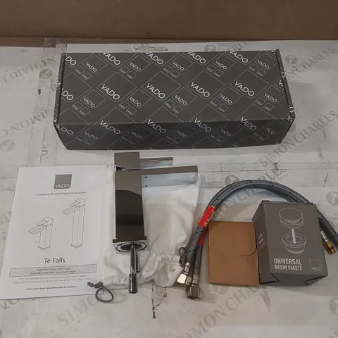 BRAND NEW BOXED VADO EXTENDED SINGLE LEVER MONO BASIN WATERFALL MIXER