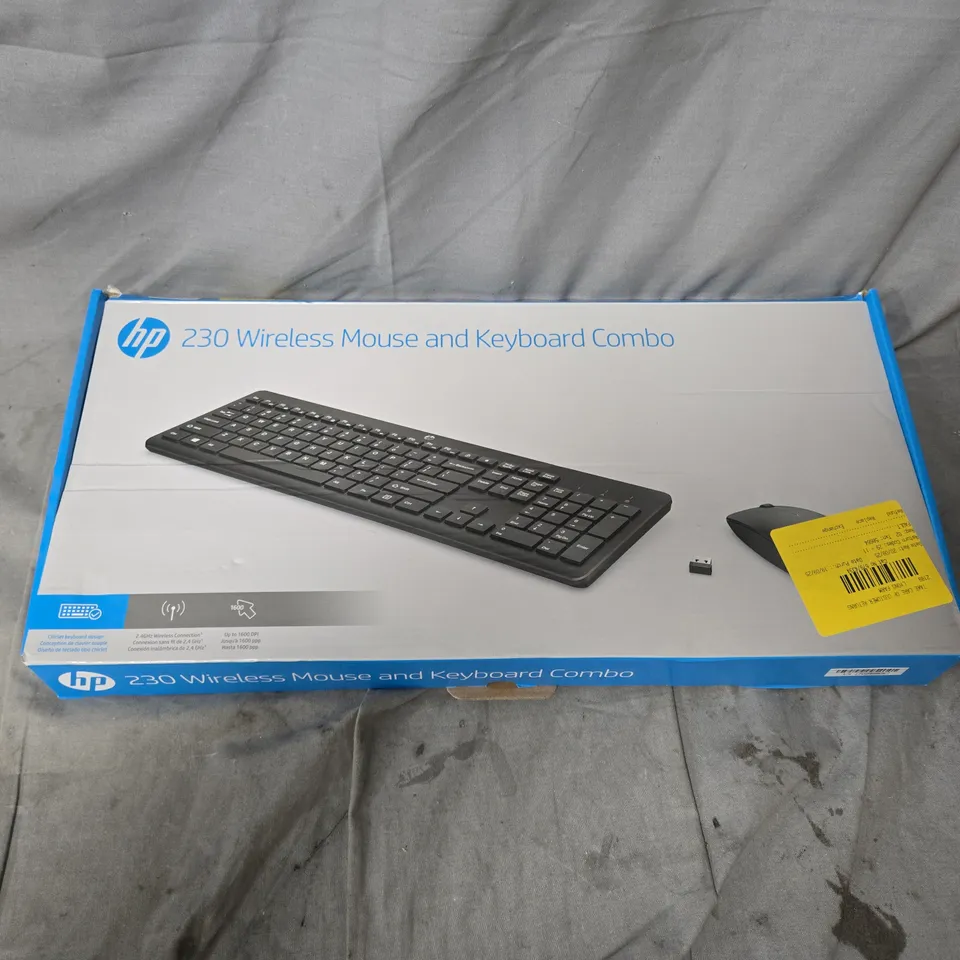 4 X HP 230 WIRELESS MOUSE AND KEYBOARD COMBO – BOXED