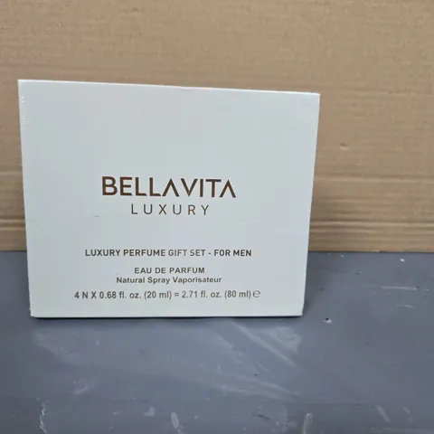 BELLAVITA LUXURY PERFUME GIFT SET FOR MEN – 4 × 20ML EAU DE PARFUM