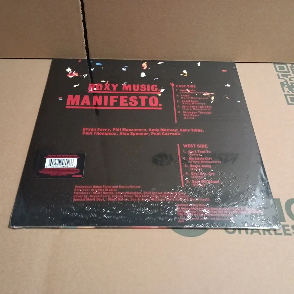 ROXY MUSIC - MANIFESTO - SEALED - VINYL LP