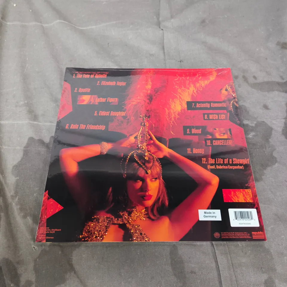 TAYLOR SWIFT THE LIFE OF A SHOWGIRL – VINYL LP 