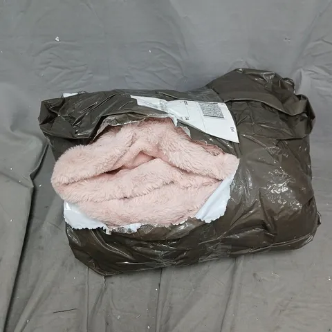 COZEE HOME LUXURY RUCHED FAUX FUR & VELVETSOFT HEATED THROW