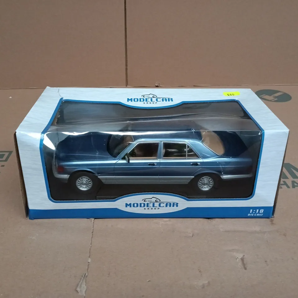 MODEL CAR GROUP 1:18 DIE CAST MODEL CAR BOXED MERCEDES BENZ S CLASS W126