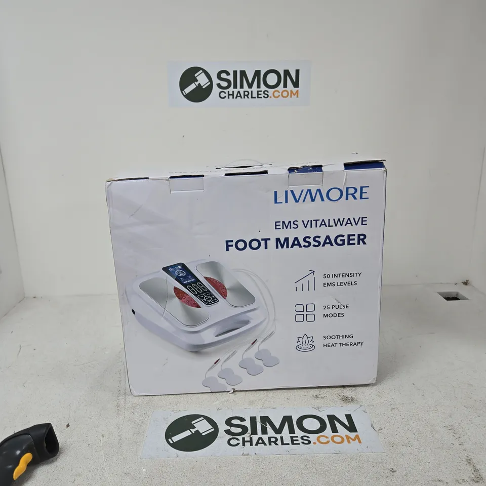 LIVMORE EMS VITALWAVE FOOT MASSAGER – BOXED
