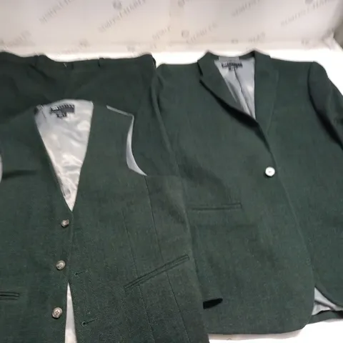 ASOS DESIGN GREEN 3-PIECE SUIT - UK 38"
