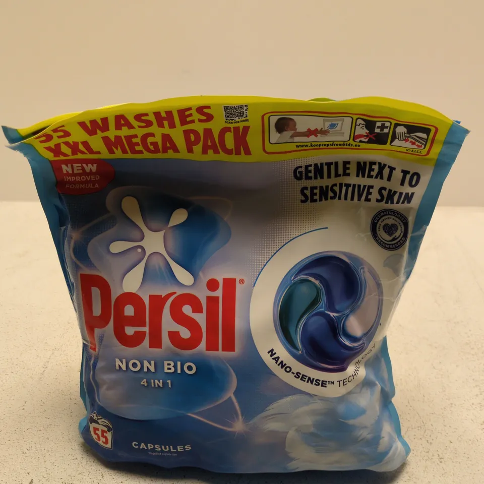 PERSIL NON BIO 4 IN 1 WASHING CAPSULES – 55 CAPSULES (MEGA PACK)