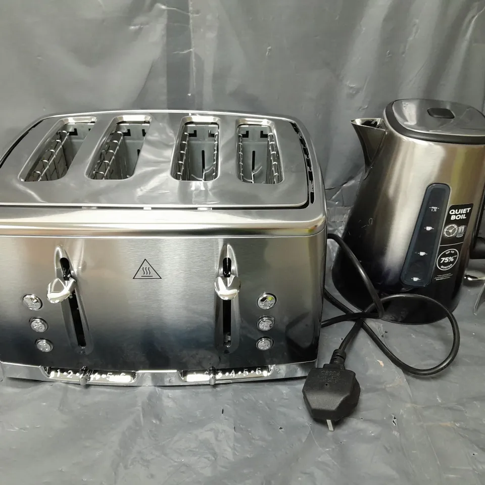 BOXED RUSSELL HOBBS ECLIPSE KETTLE & TOASTER