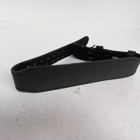 RDX LIFTING BLACK LEATHER BELT WITH BUCKLE