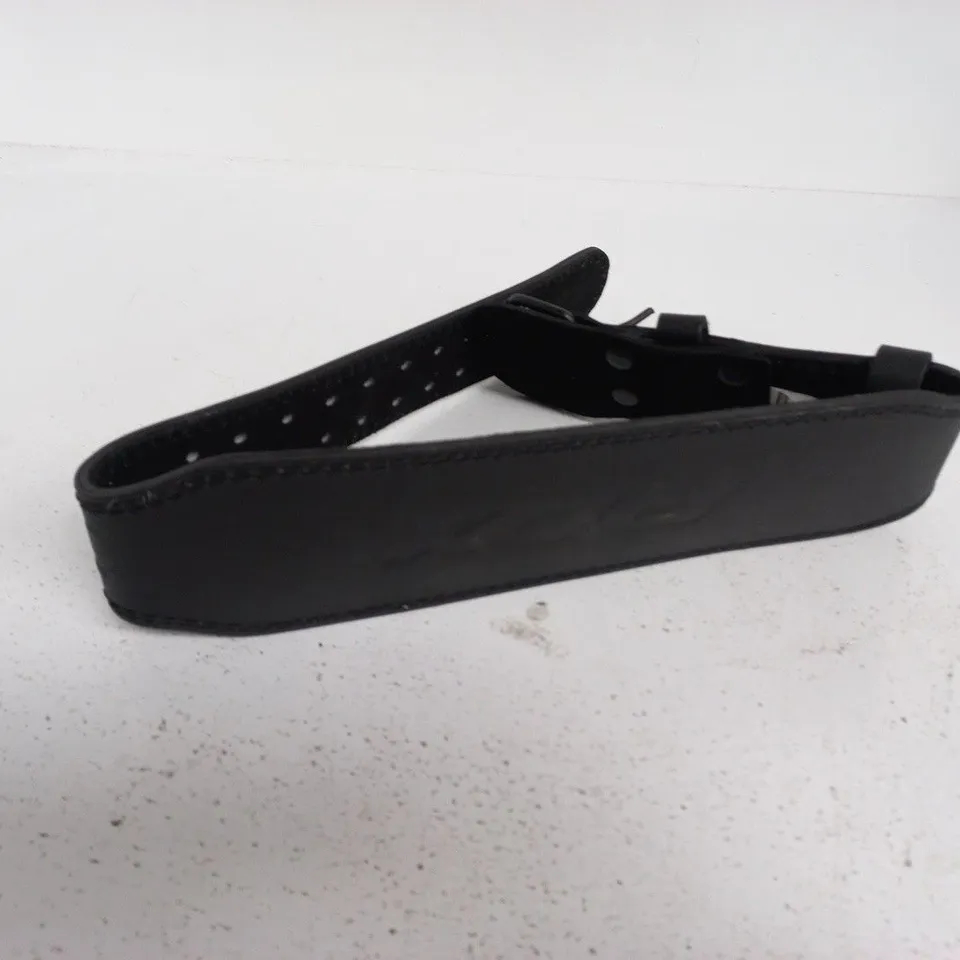 RDX LIFTING BLACK LEATHER BELT WITH BUCKLE