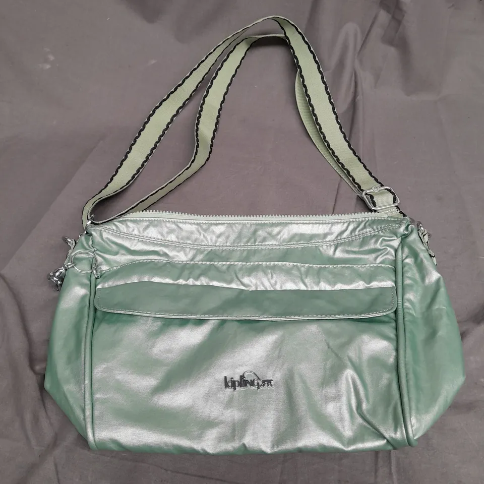 KIPLING GREEN SHORT STRAP BAG