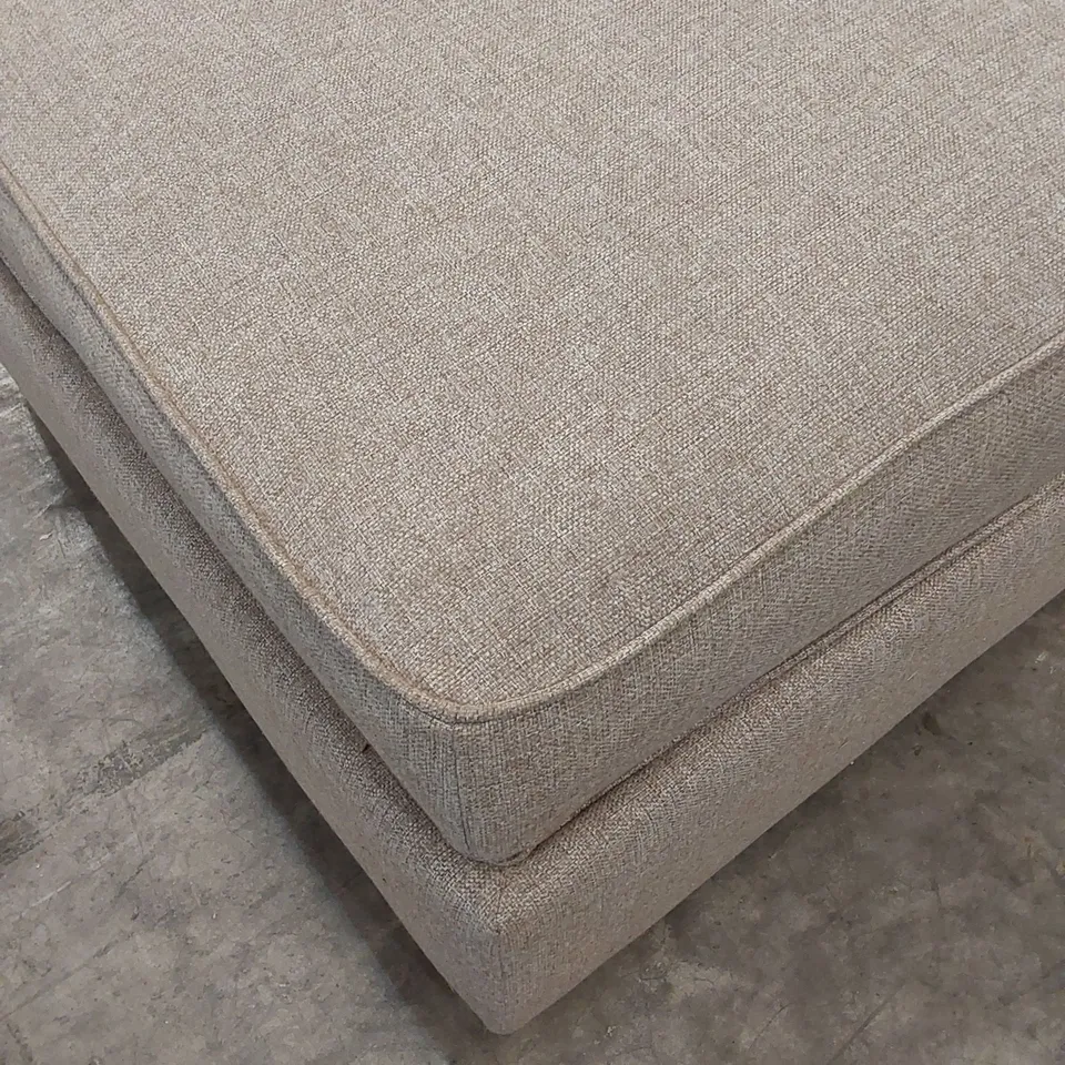 DESIGNER FABRIC OTTOMAN STORAGE FOOTSTOOL 