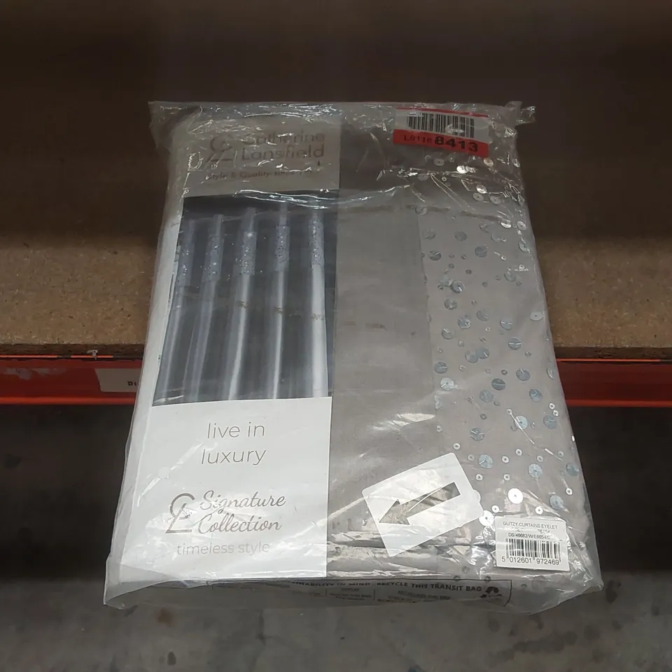 BAGGED CATHERINE LANSFIELD CURTAINS - 168 x 137cm