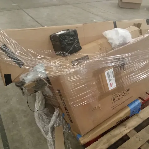 PALLET OF ASSORTED HOUSEHOLD GOODS AND PRODUCTS TO INCLUDE; GARDEN CART, SACK TRUCK, GAZEBO TENT ETC