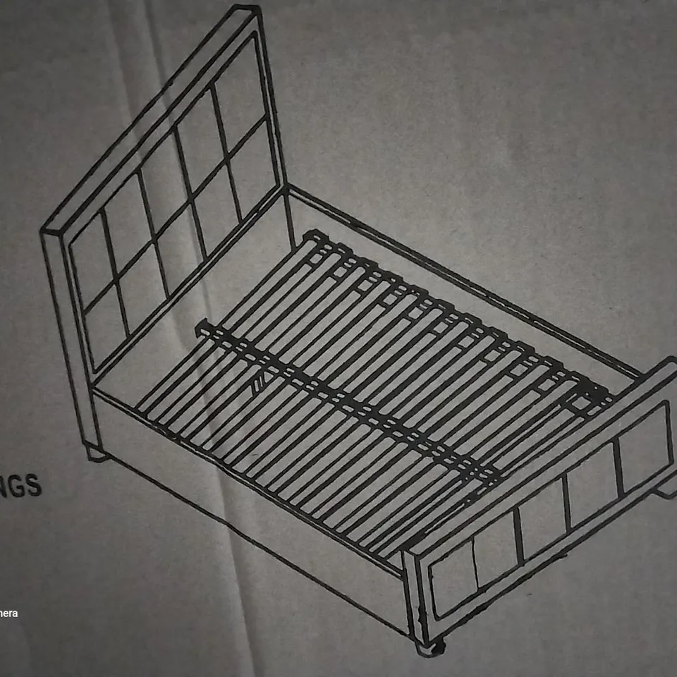 BOXED HANNOVER FABRIC BED SMALL DOUBLE (3 BOXES)