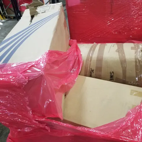 PALLET OF ASSORTED PRODUCTS INCLUDING WET & DRY VACUUM CLEANER, MATTRESS, PRESSURE WASHER