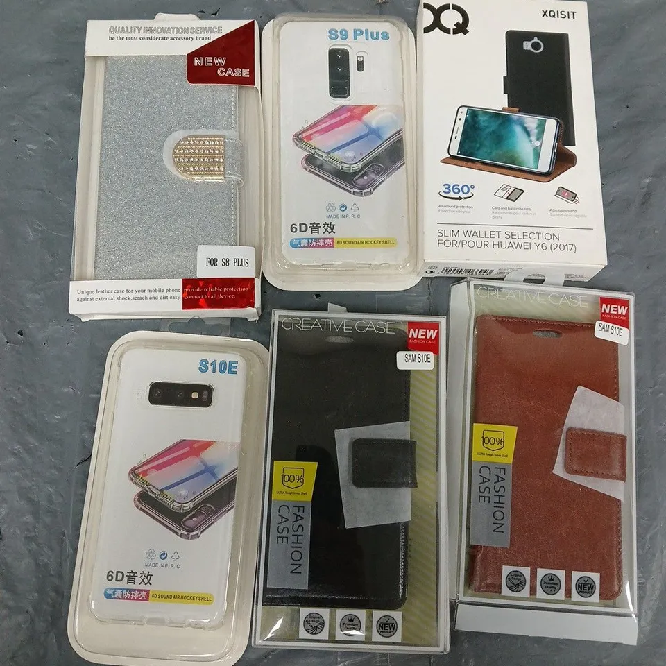 APPROXIMATELY 70 ASSORTED PHONE CASES IN VARIOUS MODELS AND STYLES
