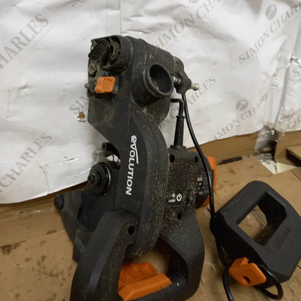 EVOLUTION POWER TOOLS R210SMS+ SLIDING MITRE SAW WITH MULTI-MATERIAL CUTTING