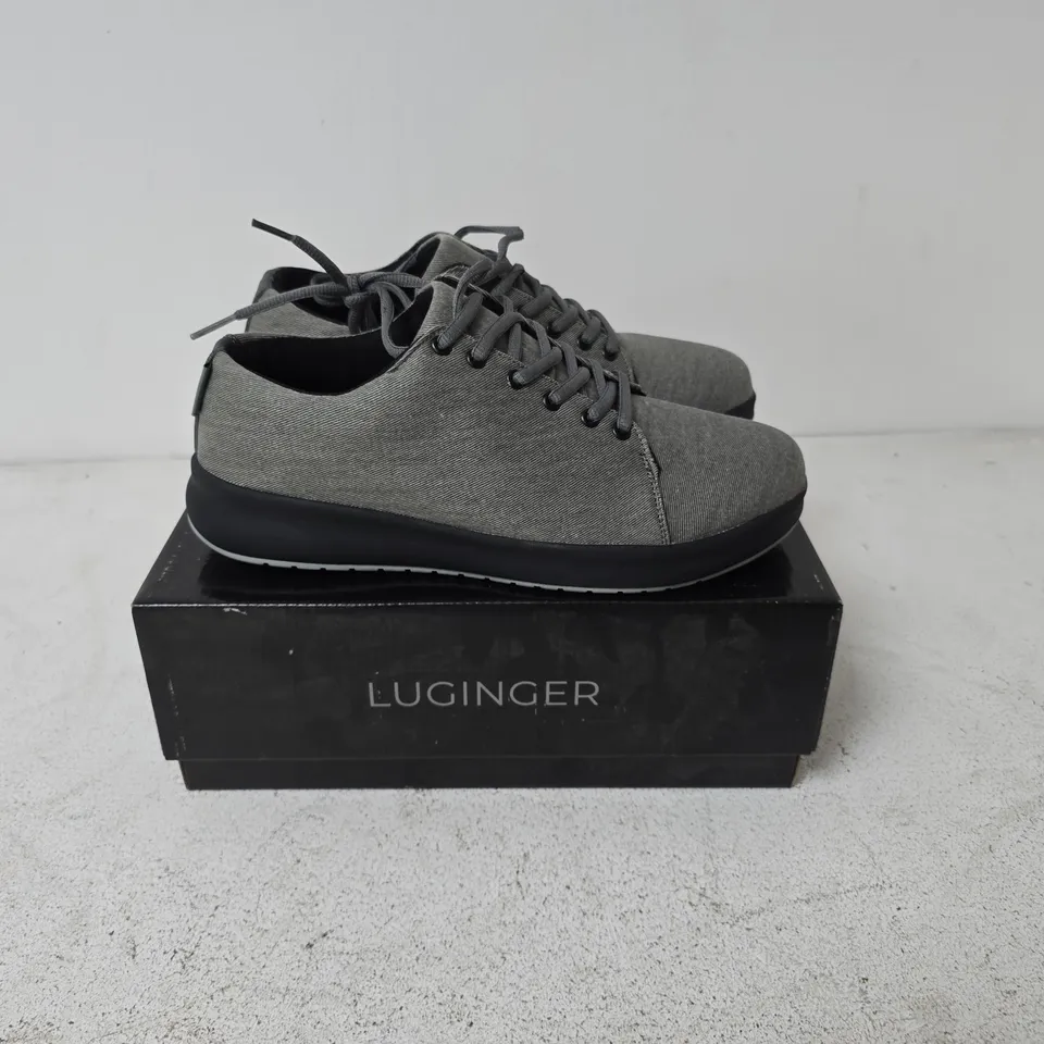 BOXED LUGINGER TRAINERS IN GREY - EU 41