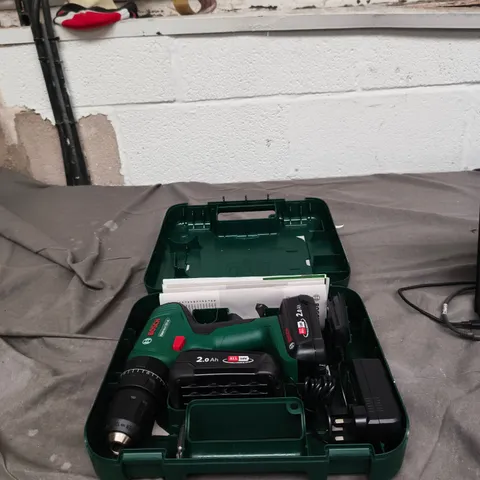 BOSCH EASYIMPACT 18V-40 CORDLESS DRILL/DRIVER WITH  BATTERY – GREEN CASE