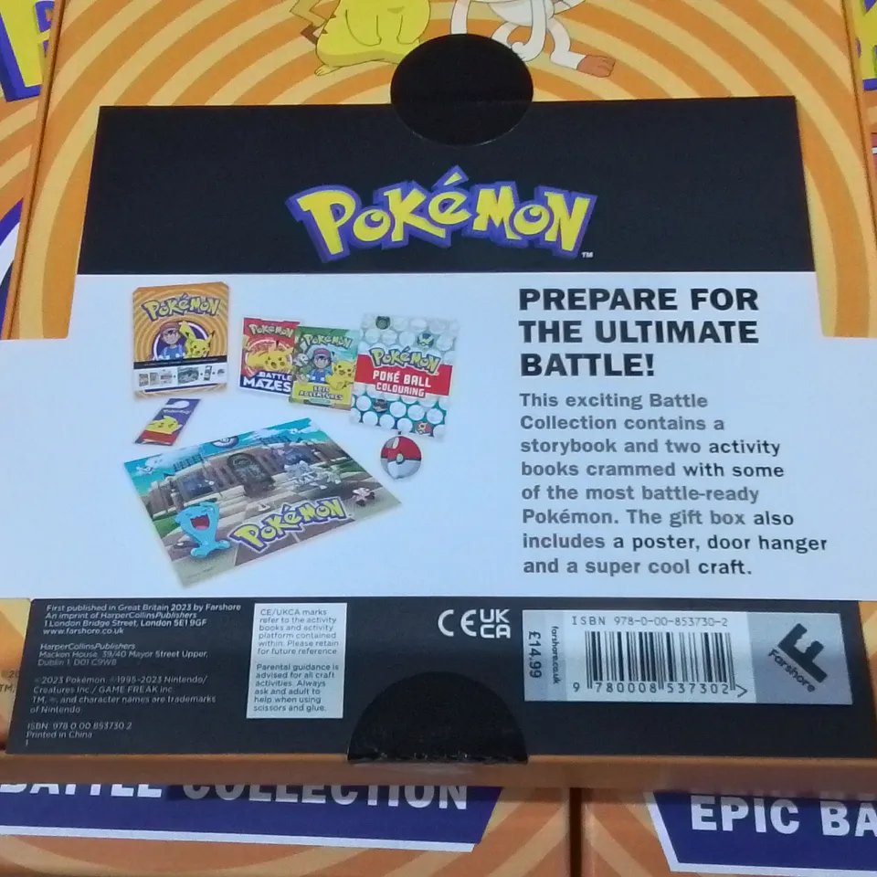 LOT OF 5 BRAND NEW POKEMON EPIC BATTLE COLLECTION SETS
