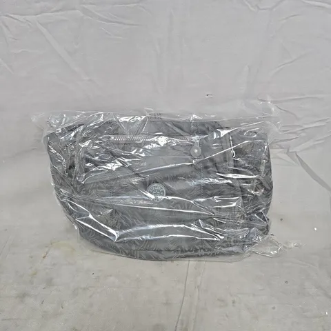 KIPLING LEANNE LARGE SHOULDER BAG JACQUARD GREY BAGGED