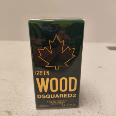 BOXED AND SEALED DSQUARED2 GREEN WOOD POUR HOMME EAU DE TOILETTE SPRAY 100ML