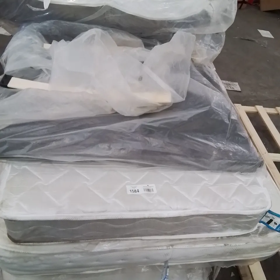PALLET CONTAINING VARIOUS ASSORTED SIZED MATTRESSES 