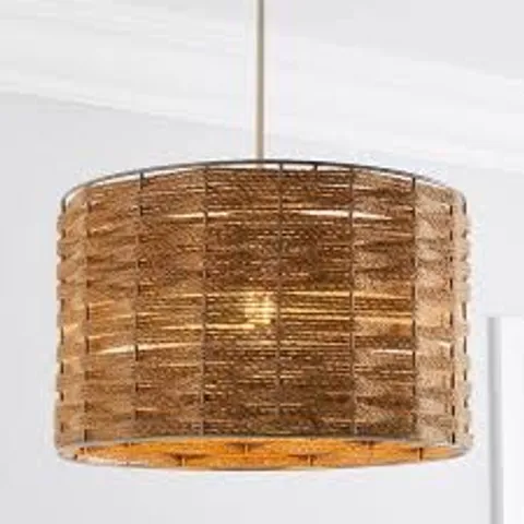 BOXED SHELLEY ROPE EASY FIT PENDANT BROWN