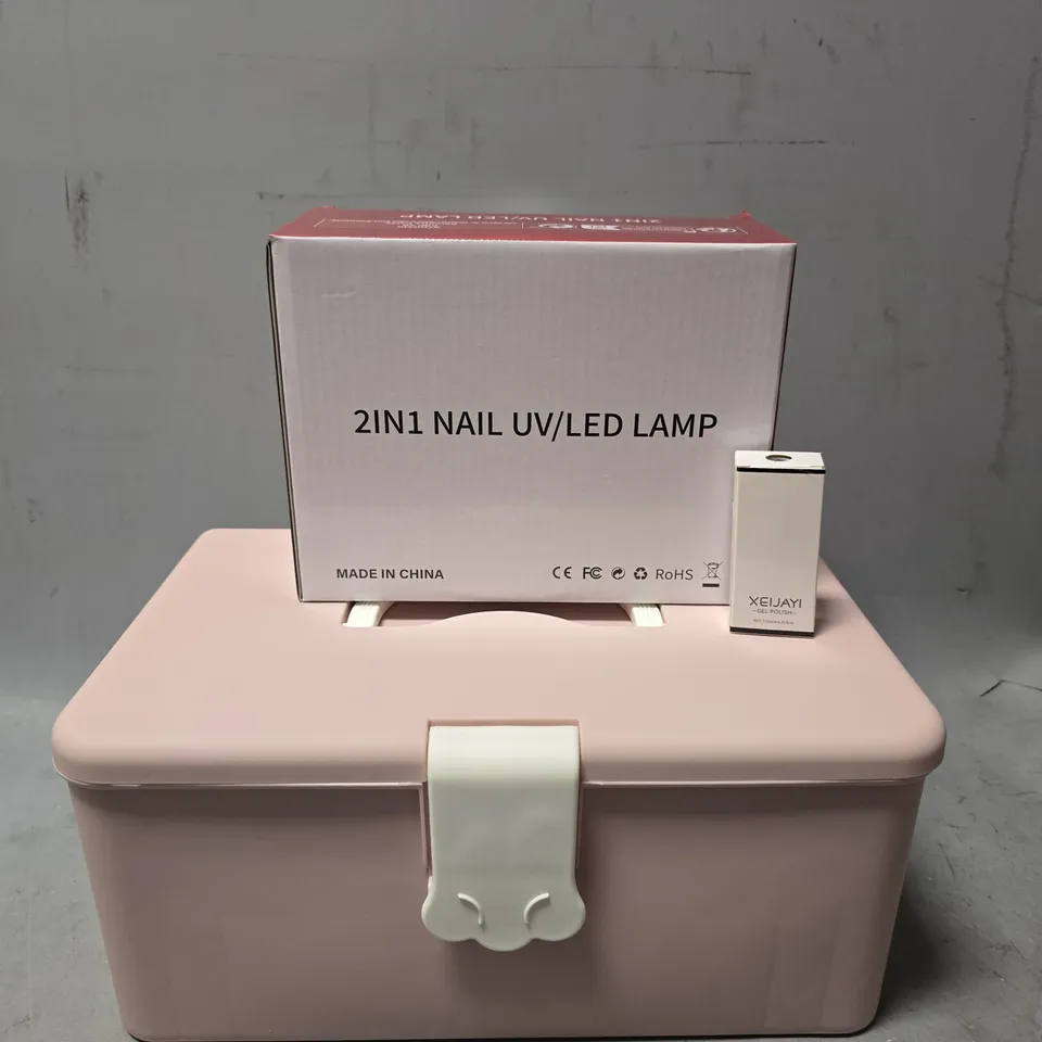 BOXED PIXIE PINK NAIL GEL KIT 