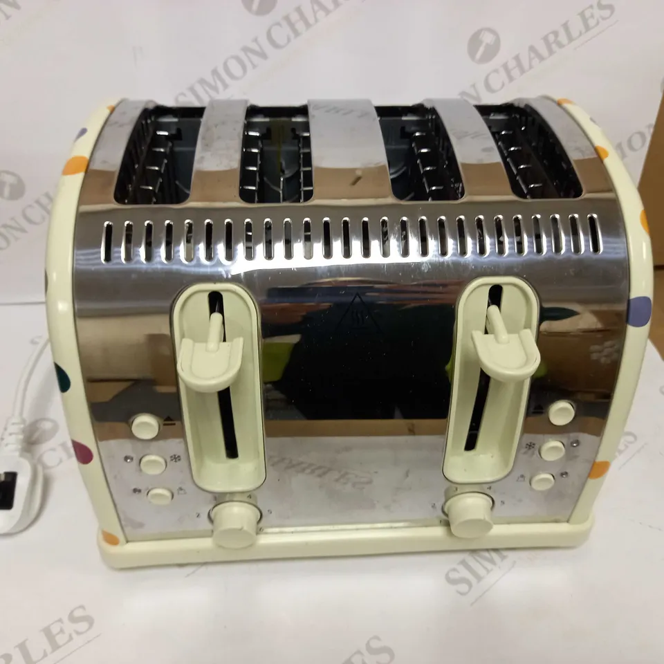RUSSELL HOBBS EMMA BRIDGEWATER 4 SLICE TOASTER