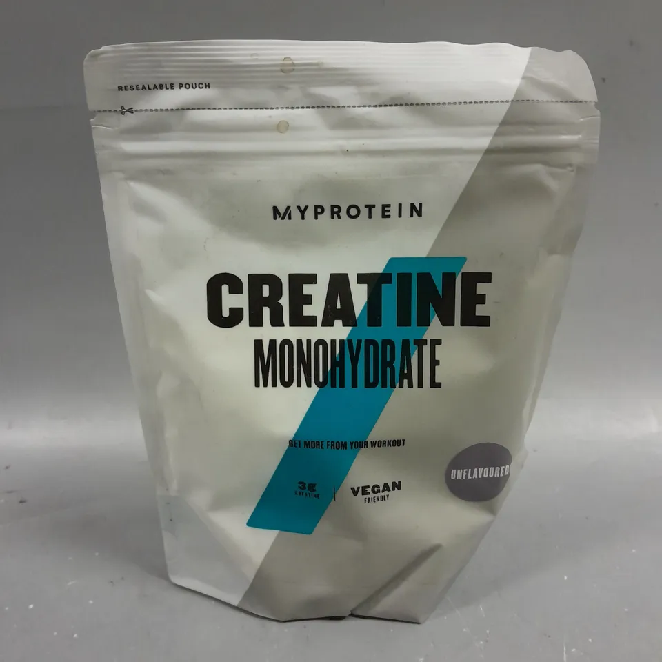 SEALED MYPROTEIN CREATINE MONOHYDRATE - UNFLAVOURED - 250G