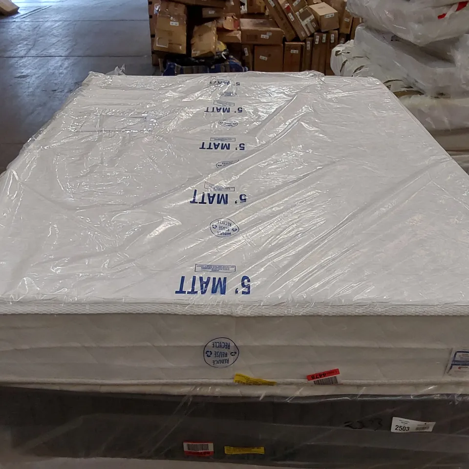 QUALITY BAGGED 5FT KING SIZE 25cm COOLING MEMORY FOAM POCKET SPRUNG MATTRESS 