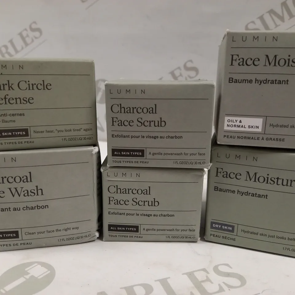 LUMIN SKINCARE BUNDLE 6 ITEMS 