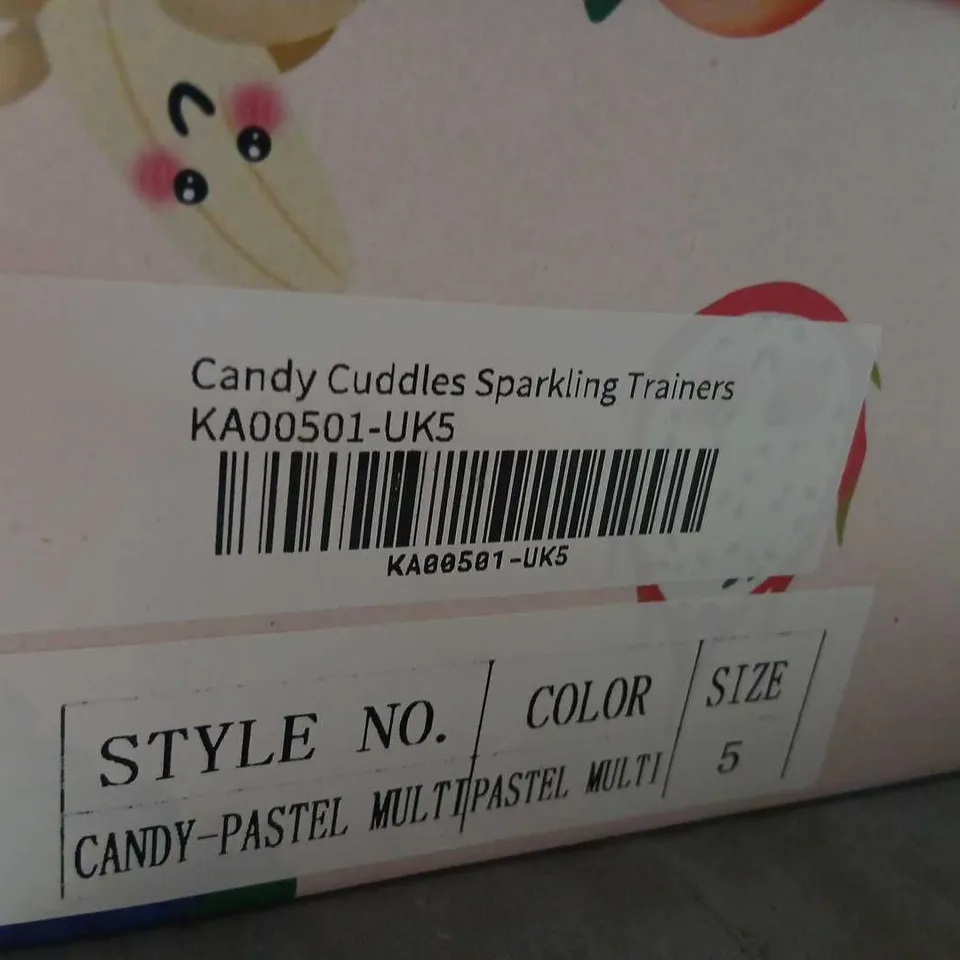 KOI FRUITTI TUTTI CANDY CUDDLES SPARKLING TRAINERS – KIDS' SHOES, UK 5