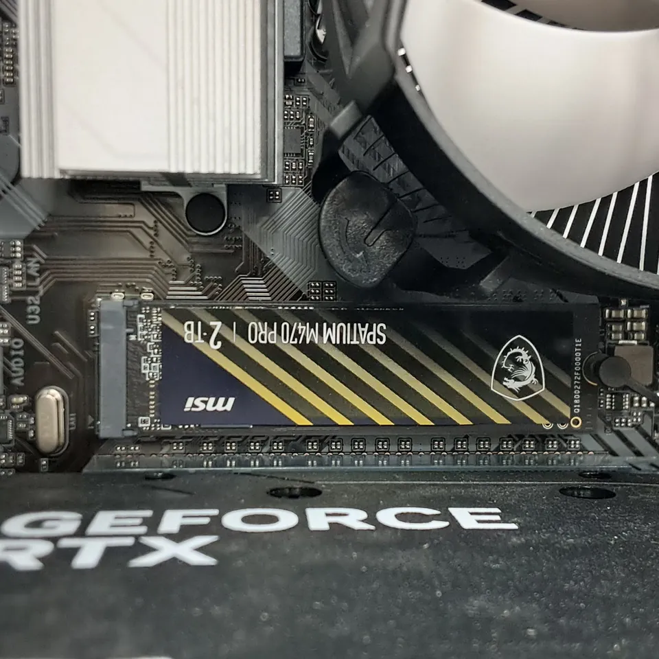 STORMFORCE FV150 GAMING DESKTOP - GEFORCE RTX 5070 TI, INTEL CORE I5, 32GB RAM, 2TB SSD - BLACK