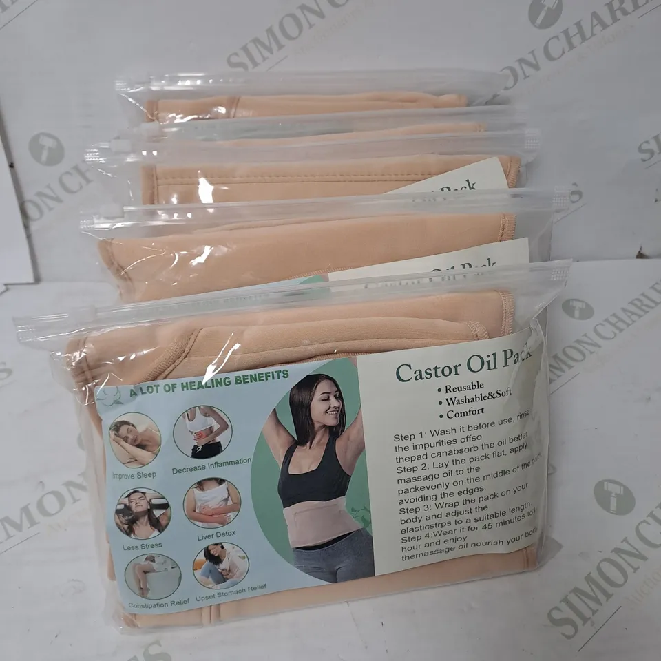 APPROXIMATELY 5 CASTOR OIL PACK 