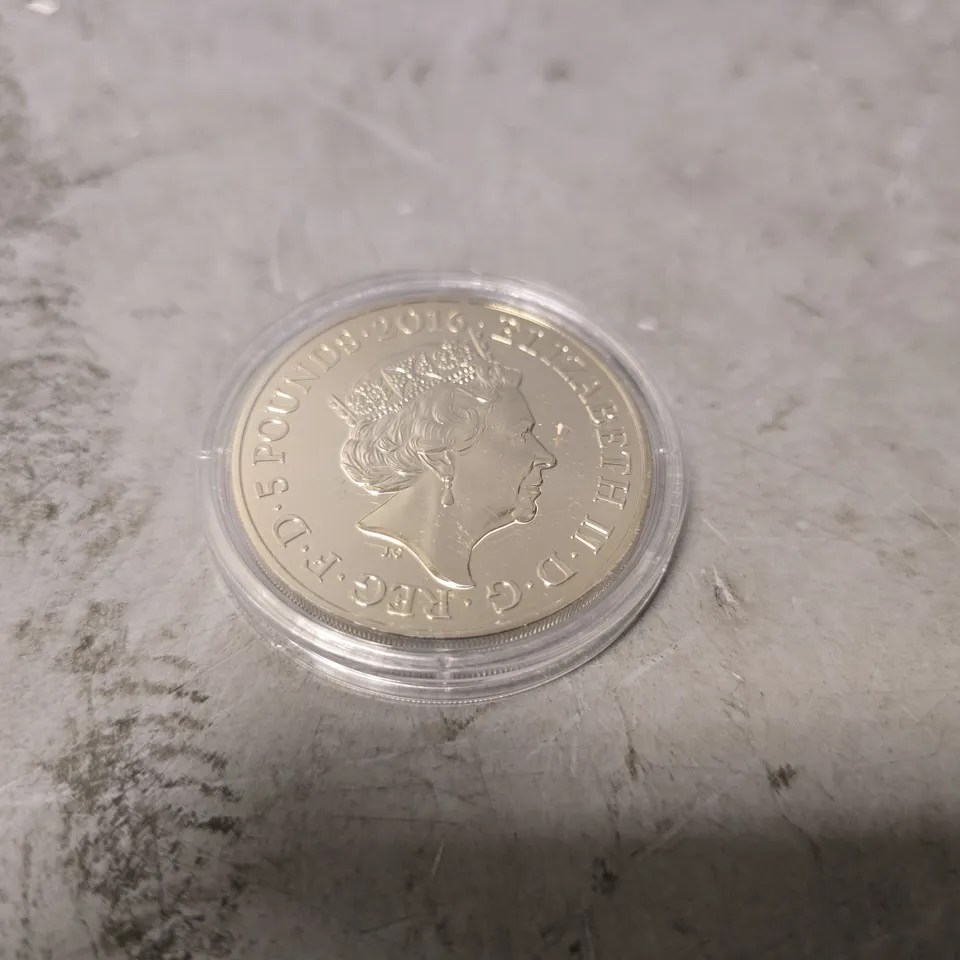 2016 THE QUEENS 90TH BIRTHDAY FINE SILVER TWENTY POUND COIN 