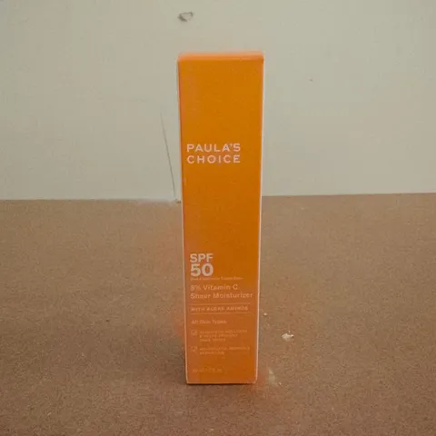 PAULA'S CHOICE SPF50 5% VITAMIN C SHEER MOISTURISER (60ML)