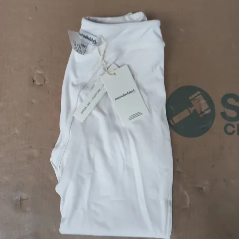 MARS THE LABEL LEGGINS IN CREAM SIZE 4
