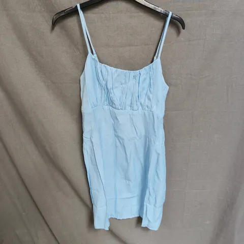 BOX OF APPROXIMATELY 50 URBAN BLISS LIGHT BLUE SLIP DRESS, SPAGHETTI STRAPS – WOMEN’S - SIZES 8 / 12 / 14 / 16 
