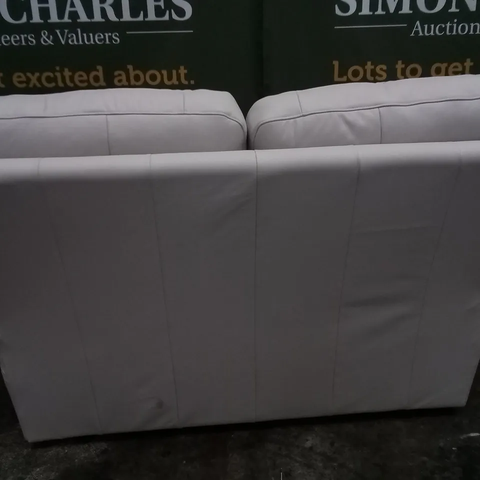 DESIGNER G PLAN SEATTLE CAMBRIDGE CHALK 2 SEATER SOFA
