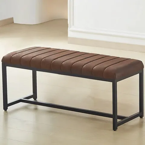 BOXED ALEXIS UPHOLSTERED BENCH