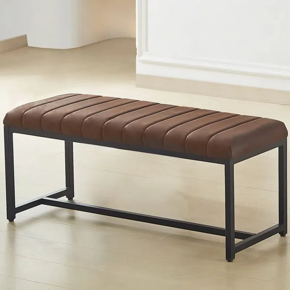 BOXED ALEXIS UPHOLSTERED BENCH