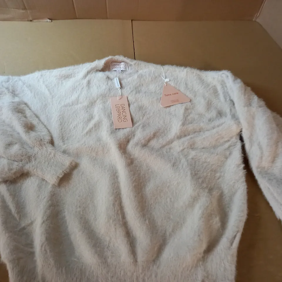 DANCING LEOPARD HONEY JUMPER IN BEIGE - 8