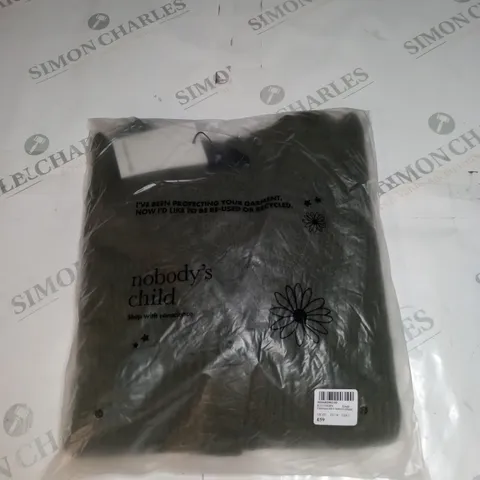 BAGGED FISHERMAN RIB 4 BUTTON CARDIGAN SIZE XS
