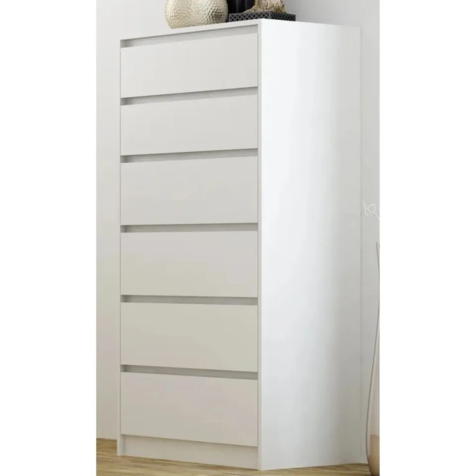 BOXED REINHARD 6-DRAWER CHEST - 2 BOXES