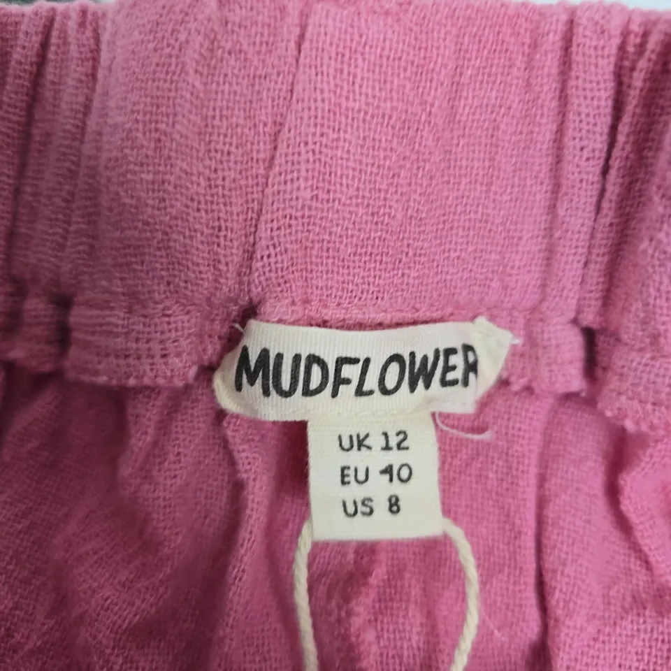 MUDFLOWER WOMEN’S PINK LOUNGE PANTS, UK 12 (EU 40, US 8)